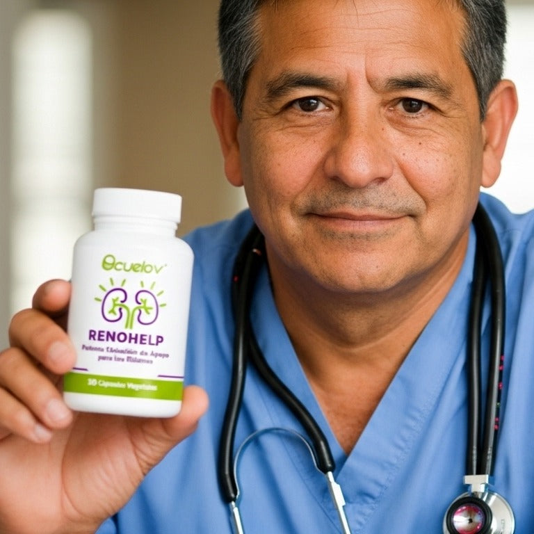 SUPLEMENTO NATURAL RENOHELP - Apoya la salud y la limpieza de los riñones